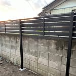 目隠しフェンス設置