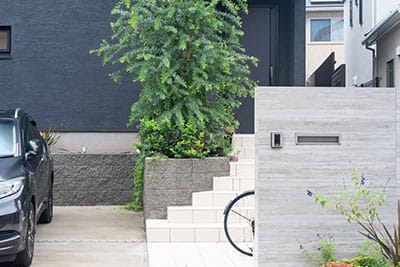 外構 アプローチ